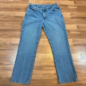 LEE Riders By Lee Straight Leg Blue Jeans | Size 16